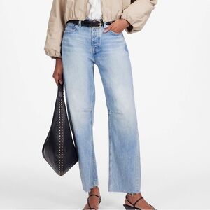 Madewell The Darted Barrel-Leg Jean